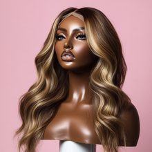Load image into Gallery viewer, Glueless 4/27 Highlight 5x5 Wig
